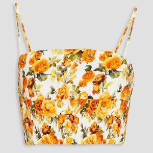 Onia Air Linen Smocked Tank